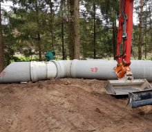 Bauarbeiten am Spielplatz